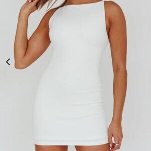 Selfie Leslie Chella Sleeveless Mini Dress White